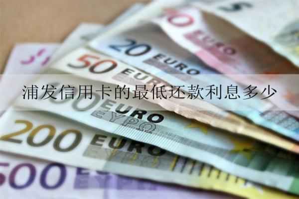 浦發(fā)信用卡的最低還款利息多少？最低還款還不上怎么辦？