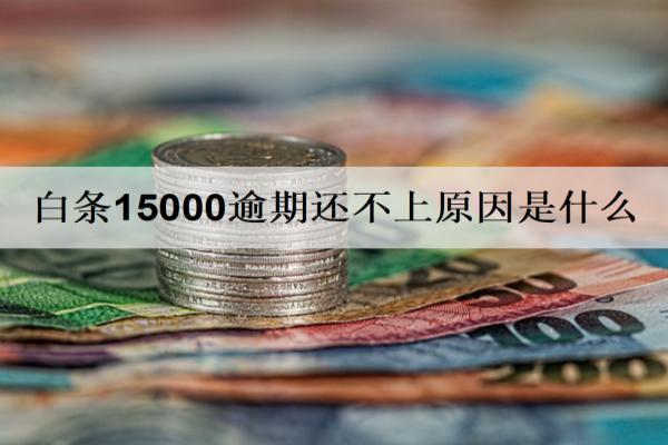 白條15000逾期還不上原因是什么？還不上如何解決？