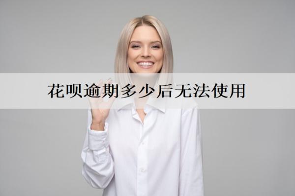 花唄逾期多少后無法使用？