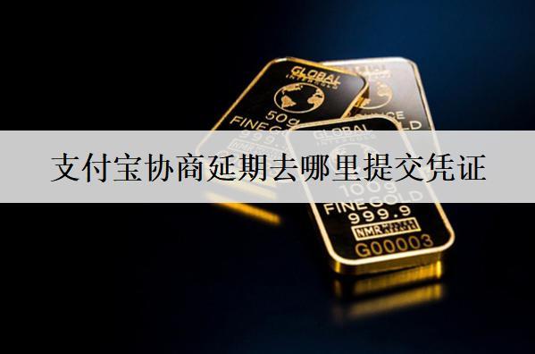 支付寶協(xié)商延期去哪里提交憑證？協(xié)商延期注意這些事項！