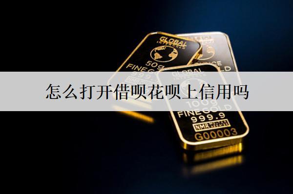 怎么打開借唄花唄上信用嗎？逾期上信用有哪些影響？