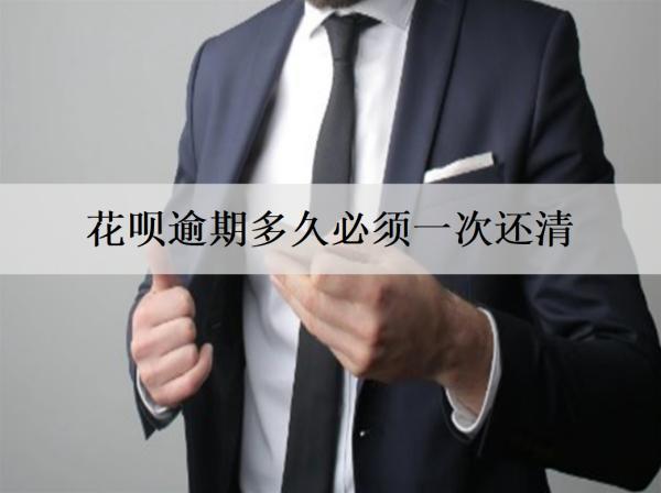 花唄逾期多久必須一次還清？詳細(xì)花唄逾期后果盤點