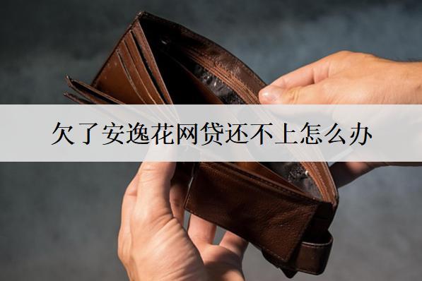 欠了安逸花網(wǎng)貸還不上怎么辦？還不上會面臨什么后果？