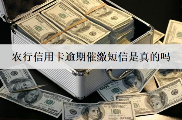 農(nóng)行信用卡逾期催繳短信是真的嗎？逾期催繳應(yīng)對方法分享
