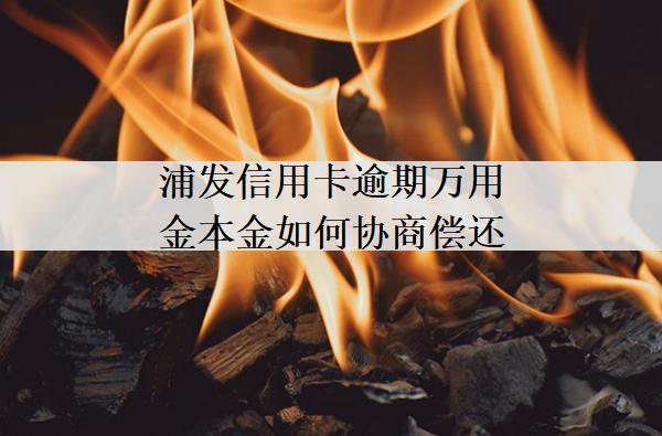 浦發(fā)信用卡逾期萬用金本金如何協(xié)商償還？逾期幾天上信用？