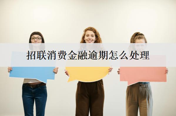 招聯(lián)消費(fèi)金融逾期怎么處理？招聯(lián)消費(fèi)金融逾期處理方法介紹