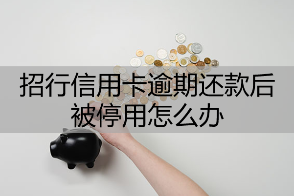 招行信用卡逾期還款后被停用怎么辦？