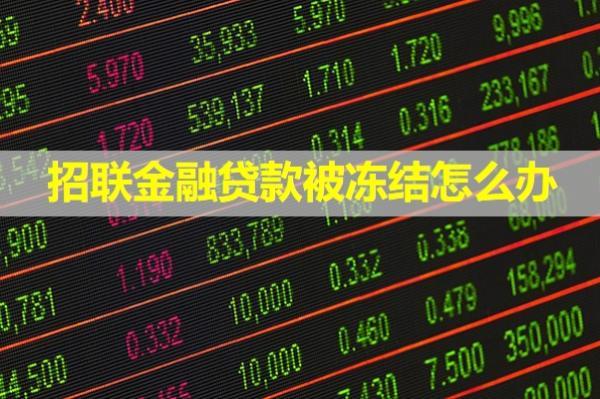 招聯(lián)金融貸款被凍結(jié)怎么辦？評估需要多久？