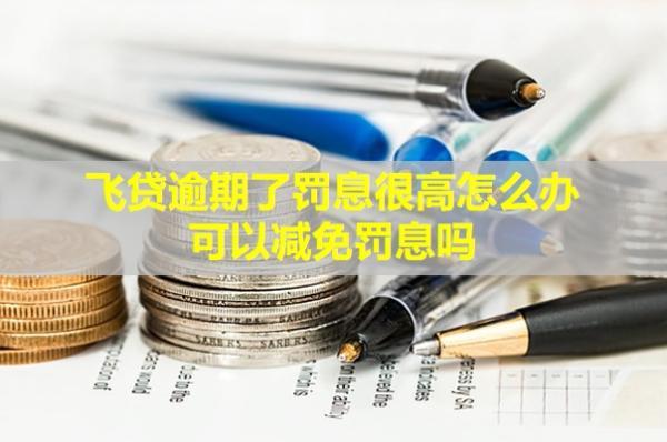 飛貸逾期了,罰息很高怎么辦,可以減免罰息嗎？