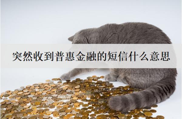 突然收到普惠金融的短信什么意思？意思及應(yīng)對(duì)方法