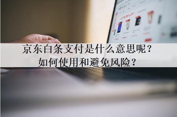 京東白條支付是什么意思呢？如何使用和避免風(fēng)險？