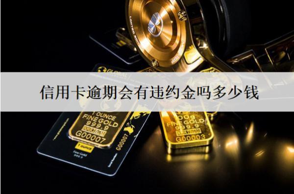 信用卡逾期會(huì)有違約金嗎多少錢(qián)？