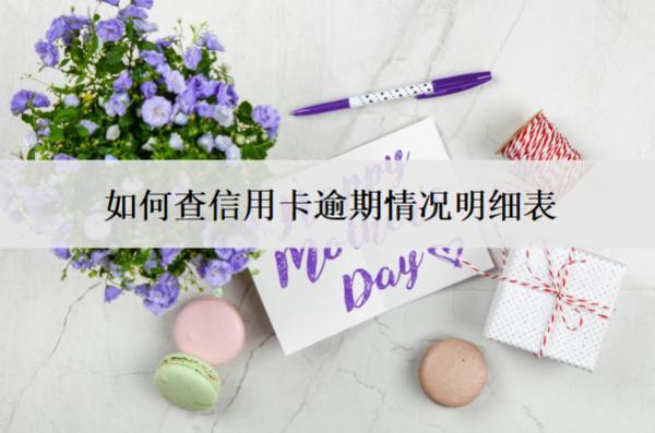如何查信用卡逾期情況明細(xì)表？通過這4個(gè)渠道查