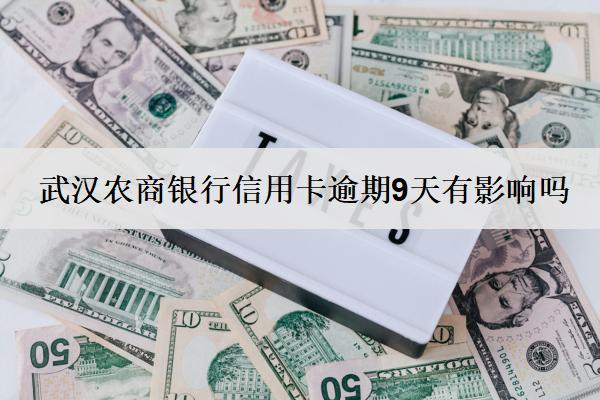 武漢農(nóng)商銀行信用卡逾期9天有影響嗎？怎么辦？