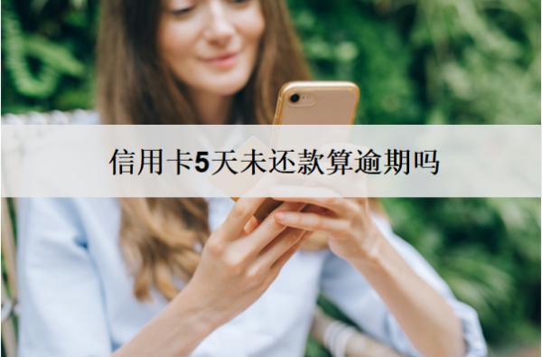 信用卡5天未還款算逾期嗎？算逾期會(huì)怎么樣？