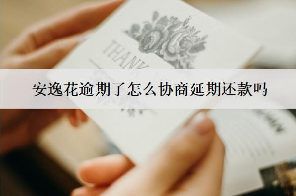 安逸花逾期了怎么協(xié)商延期還款嗎？
