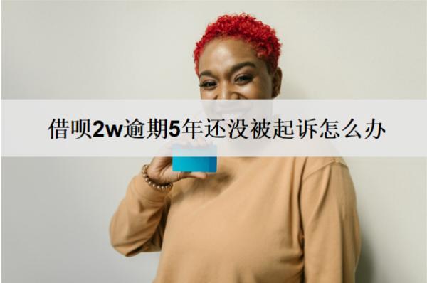 借唄2w逾期5年還沒被起訴怎么辦？