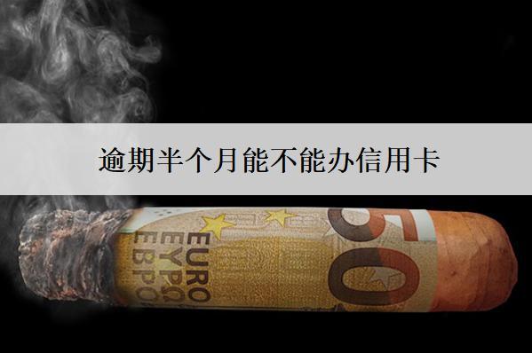 逾期半個(gè)月能不能辦信用卡？不能辦咋辦？