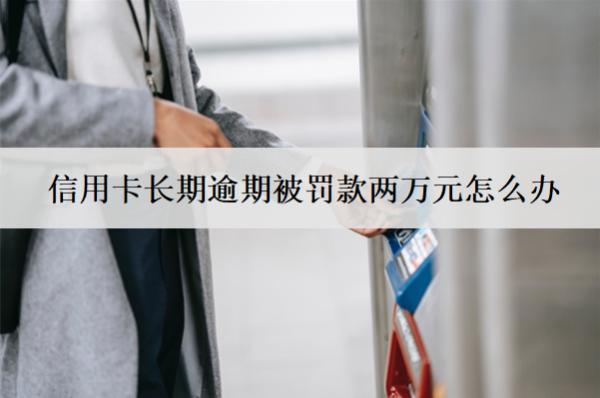 信用卡長(zhǎng)期逾期被罰款兩萬(wàn)元怎么辦？
