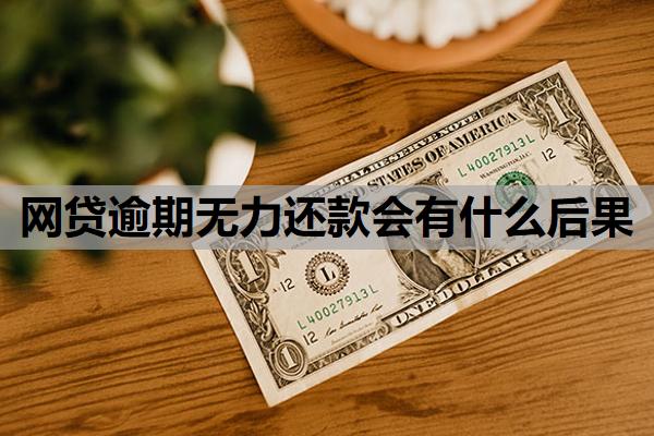 網(wǎng)貸逾期無力還款會有什么后果