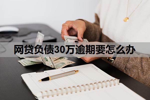 網(wǎng)貸負(fù)債30萬逾期要怎么辦