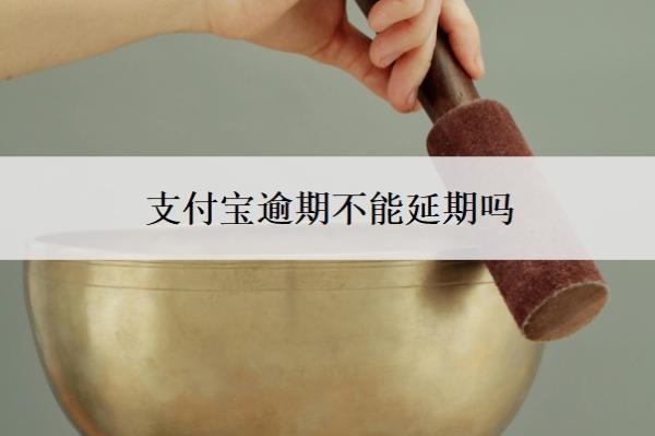支付寶逾期不能延期嗎？可以二次延期嗎？