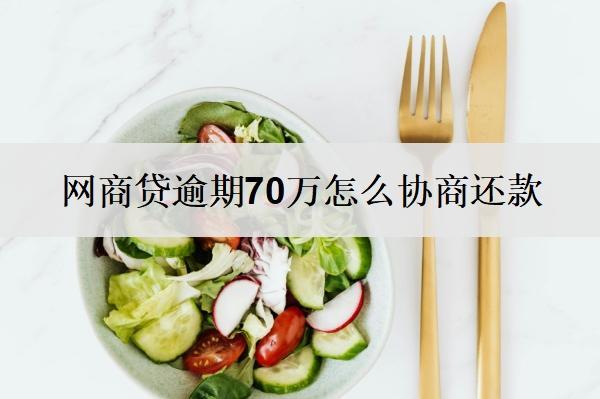 網商貸逾期70萬怎么協商還款？逾期7000會怎么樣啊？