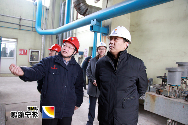 张广宇到济矿民生热能慰问指导工作