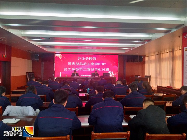 营销分公司照片：2019年1月20日，营销分公司在济宁能源大厦301会议室召开了2018年度工作总结表彰暨2019年经营工作动员大会.jpg