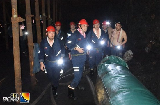 张广宇带队到霄云煤矿检查指导矿井复产工作