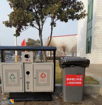 运河煤矿设立废弃口罩专用垃圾桶