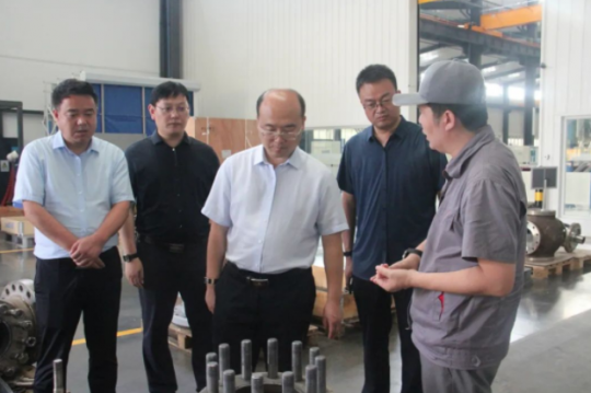 长武县考察团到精密制造产业园调研