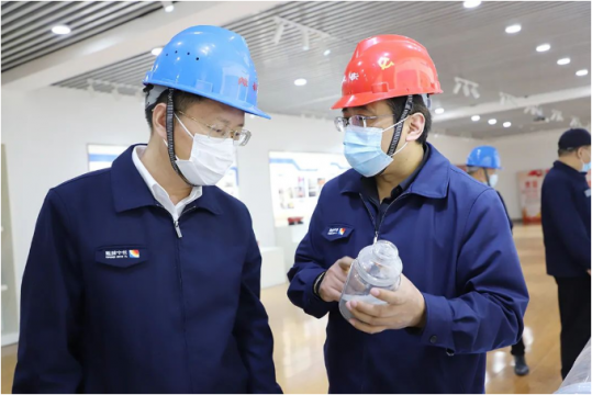 王崇景到海纳科技公司调研指导工作