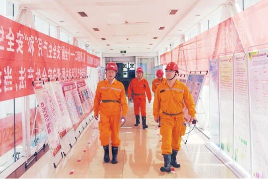 王崇景到安居煤矿检查指导工作