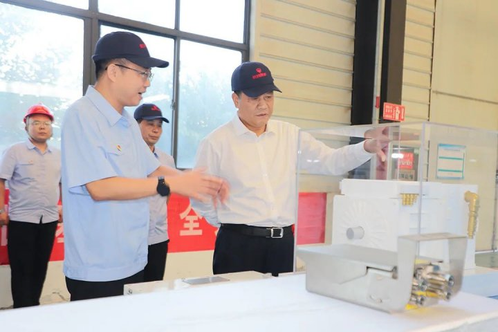 张广宇到海纳科技检查指导工作